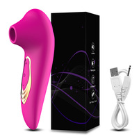 Luftdruck-Klitoris-Saugvibrator für Frauen Vakuum-Stimulator Wiederaufladbar Wasserdicht Erwachsenen-Sexspielzeug für Damen