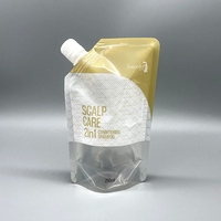 Pochettes souples personnalisées en plastique avec bec verseur 100ml 200ml 250ml 500ml pour gel douche, désinfectant pour les mains, savon liquide, recharge