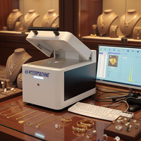 Spectromètre à rayons X pour analyse rapide avec précision de 0,03 %, analyseur de métaux précieux pour le test de l'or, les lingots d'or, les institutions et les objets anciens