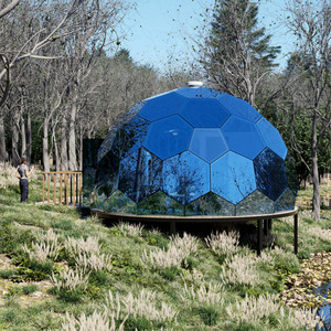 Tente dôme sphérique en verre moderne de luxe de diamètre quatre saisons étanche hôtel restaurant usage domestique construction basée sur un - Product Image 4