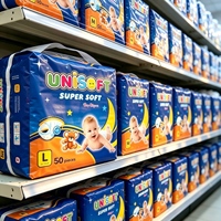 Pañales UNISOFT de Absorción Rápida, Pañales Desechables para Bebé de Alta Calidad, Lote al por Mayor, Proveedor de Fábrica