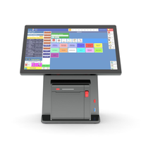 Système de point de vente Android Scangle 14,1 pouces avec écran tactile 10 points, NFC, USB, Wi-Fi, processeur Intel Core-i5, 4 Go de RAM, imprimante de reçus 80 mm pour la vente au détail
