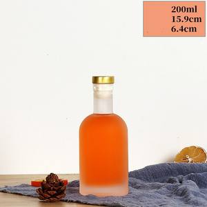 Bouteille en verre de 100 ml, givrée, mate, prête à l'emploi, pour vodka, gin, rhum, tequila, whisky, <span class=keywords><strong>spiritueux</strong></span>, avec bouchon - Product Image 2