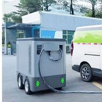 Estación de Carga Rápida DC para Rescate en Carretera, con Almacenamiento de Energía Inteligente de 40/65/141 kWh, Batería de Litio Móvil y Cargador Solar para Vehículos Eléctricos