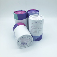 Tubes d'emballage à personnaliser pour produits d'hygiène menstruelle, emballages ronds pour tasses menstruelles