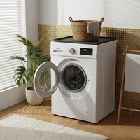 Tapis de protection en silicone antidérapant, imperméable et anti-fuite pour machine à laver, dessous de lave-linge, sèche-linge et réfrigérateur