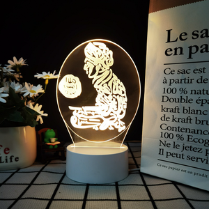 Trang trí nhà lễ hội iftar, ánh sáng hồi giáo, Đèn ngủ 3D, Khai mạc lễ hội iftar, đèn trang trí mubarak ramadan - Product Image 1