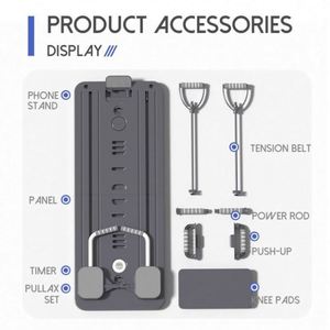 Planche de fitness multifonctionnelle en ABS pour la maison, équipement de fitness pour le soutien des abdominaux et des pectoraux, roue abdominale - Product Image 4