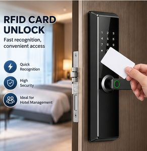 Cerradura Inteligente para Puerta con Manija, Control Remoto por WiFi con la Aplicación Tuya, Cerradura Digital con Huella Dactilar TT Lock - Product Image 3