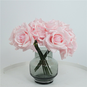 Hot Sale Real Touch <b>Artificial</b> Rose Colorful Rose <b>Bouquet</b> Halloween R Valentine's Day Factory Wholesale Roses for Wedding - Product Image 3