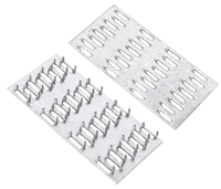 Connecteur industriel réglable en métal pour bois, pour la construction de poutres de toit et de treillis, support triangulaire simple face, plaques de fixation polies