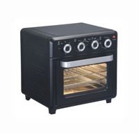 Four à friture électrique 25L 1500W 220V 360 °   Circulation d'air chaud, minuterie 60 min, 230 ℃   Four à convection de comptoir avec contrôle de température