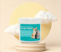 Fundas Desechables Suaves de Tela No Tejida para Dedos, para Cuidado Bucal de Mascotas, Antibacterianas, Antiinflamatorias, Limpieza Dental, Aliento Fresco, Sin Perfume