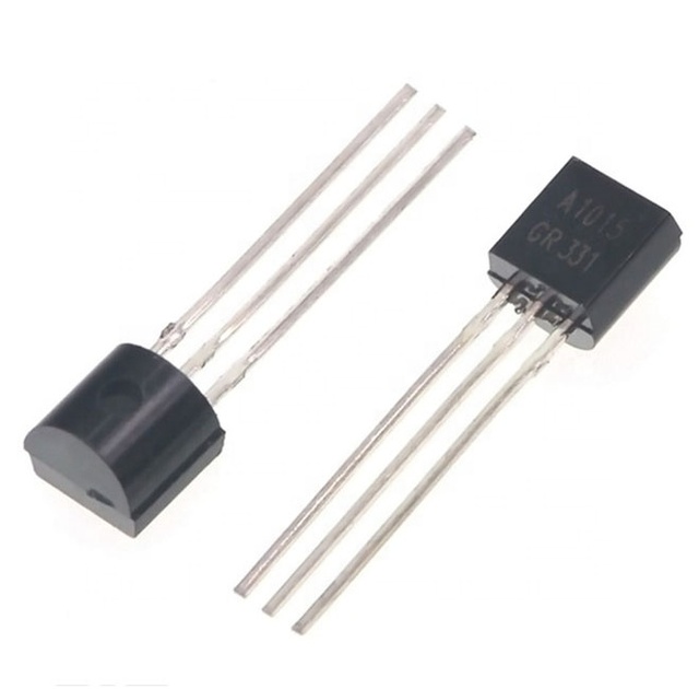 Original 2SA1015 TO-92 PNP 50V/150mA In-line Transistor Copper Feet