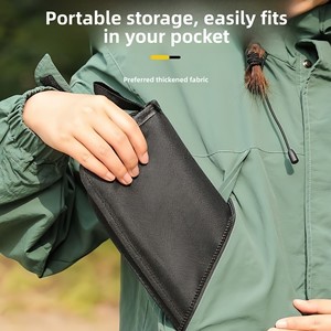 Silla de Jardín Portátil, Silla Plegable de Acero al Carbono para Acampar al Aire Libre, Mini Taburete Plegable Tipo Estuche para Lápices, Banco de Pesca Multifuncional - Product Image 3