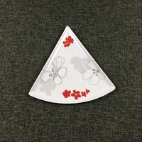 Mélamine triangle pizza plaque