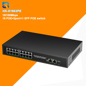 16 Port <b>PoE</b> <b>Switch</b> 10/100Mbps with 2 Gigabit Uplink 1 SFP Slot 200W IEEE 802.3af/at Unmanaged Ethernet <b>Switch</b> for CCTV System - Product Image 3