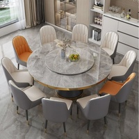 Modernes Großes Esszimmer-Set mit Esstisch für 8 Personen