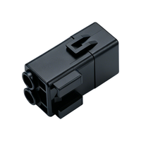 Caja de Fusibles Doméstica de 2 Pines BX201-2.8-TB, Conector Automotriz Macho-Hembra Enchufable, Resistente al Polvo y al Agua