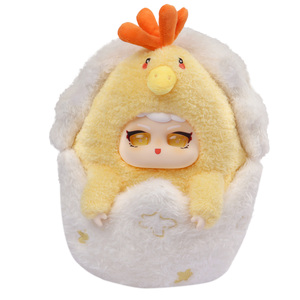 Miiloo Fufu Baby Originale, Giocattolo di Peluche Creativo con Viso in Vinile, Adorabile Bambola La Bu, Scatole Misteriose a Sorpresa - Product Image 4