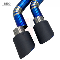 Système d'échappement SDO Performance Blue Burnt Titanium pour VW Golf R MK8 MK8.5 2.0T 2021-2026 Valve Muffler Catback