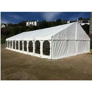Goedkope Witte Pvc Outdoor Aluminium Frame Tent Snel Installeren Waterdichte Tent Voor Bruiloft Sport Meeting Party Camp Tent