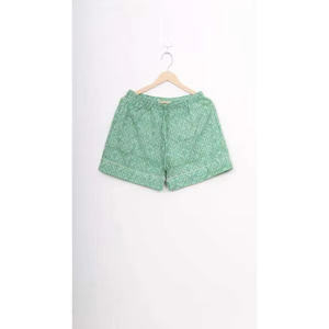 Nouvel Arrivage Ensemble de Pyjama Court Décontracté en Satin 100% Coton Imprimé à la Main, Respirant, à Taille Élastique, Fabrication Indienne, Exportation - Product Image 2