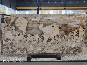 Marmo Naturale Brasiliano Quarzite Pandora Bianco Pietra di Lusso Marmo Patagonia per Decorazione d'Interni - Product Image 5