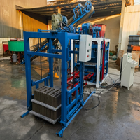 Machine à fabriquer des briques hydraulique entièrement automatique à ultra-élevée productivité QT4-25, utilisation à long terme non nocive