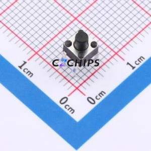 ZX-QC4545-5.5CJ Tactile Switch DIP Switch Single Pole Single Throw Round Button 2.6N Through Hole - Product Image 1