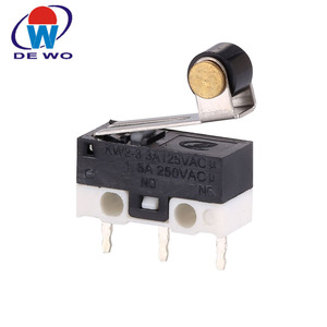 ミニマイクロスイッチ3ピン0.1A3Aオンオフ機能は、マウス用のさまざまな形状のレバーマイクロスイッチをカスタマイズできます - Product Image 5