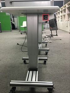 Digitaler Motorisierter Elektrischer Ophthalmologischer Optometrie-Tisch für Augenkliniken mit Geräuscharmer Hebefunktion, Aluminium-Säule und Mobilen Rädern, <span class=keywords><strong>1</strong></span> Jahr Garantie - Product Image 6