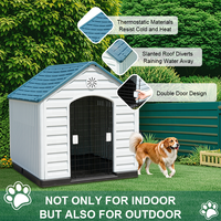 OEM/ODM Neue Hundehütte für Innen- und Außenbereich mit Dach, Luxuriöse Große Outdoor-Kunststoff-Hundehütte