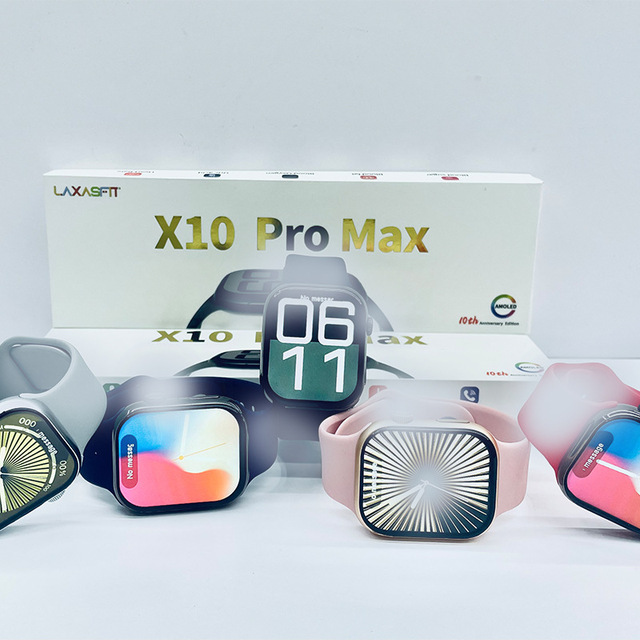 X10 Pro Max Smart Watch 2.19 Inches Large Screen Wireless Charging Series 10 Reloj Inteligente Heart Rate X11PROMAX Smartwatch