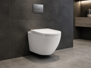 <span class=keywords><strong>WC</strong></span> <span class=keywords><strong>suspendu</strong></span> moderne à jet tourbillon, Sanitaire mural européen, Commode suspendue à jet tourbillon - Product Image 1