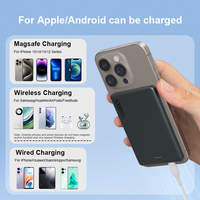 Power Bank 5000mAh Super Slim Chargeur portable sans fil pour iPhone16 15 Pro Max/15 Pro/15 Plus/15, iPhone 14/13/12 Series