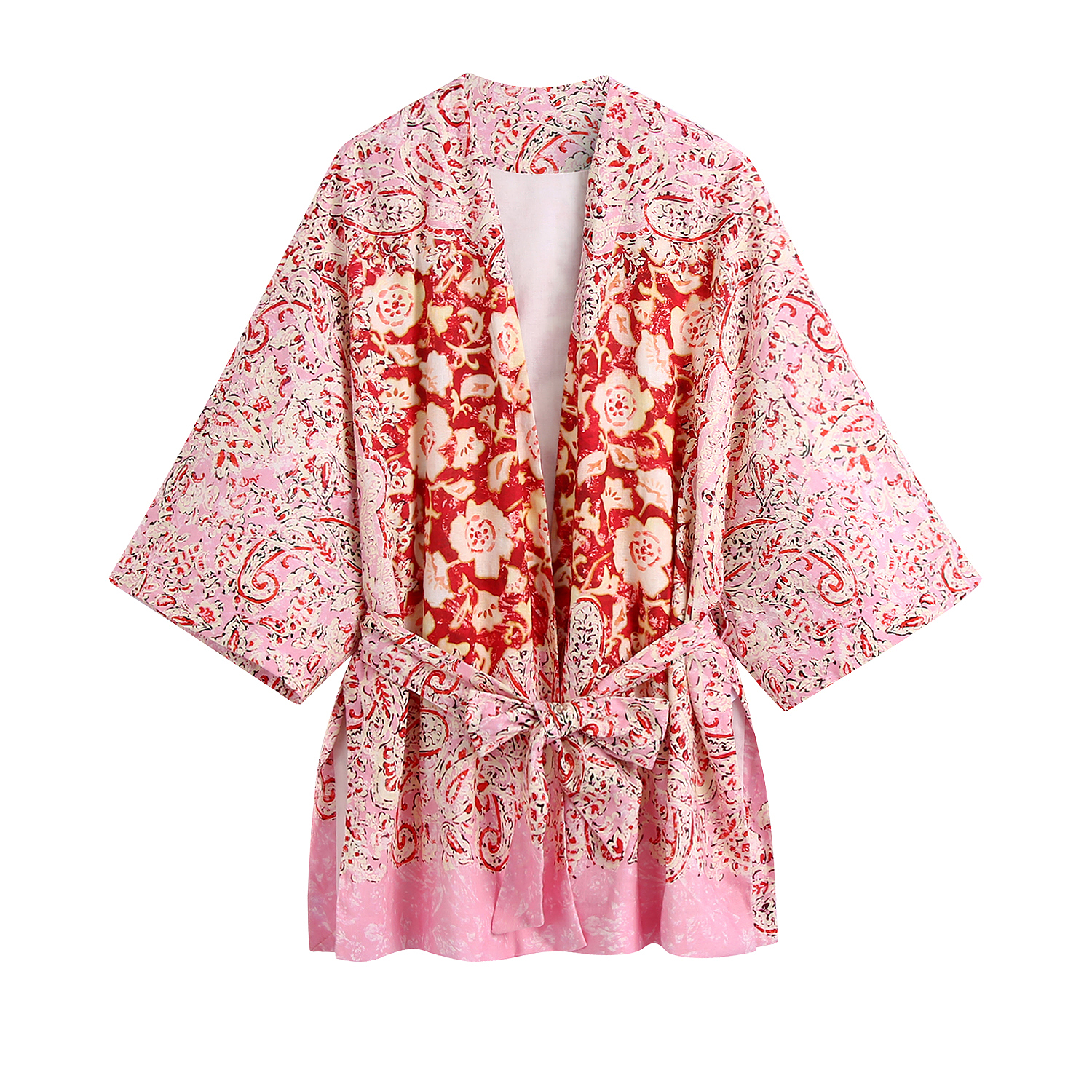 Blusa holgada ancha de talla grande para mujer, ropa de primavera y novedad  de verano con costura de cuello redondo, camisa manga murciélago punto  impreso - AliExpress Ropa de mujer