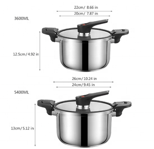<span class=keywords><strong>Olla</strong></span> de Cocina Personalizada al por Mayor de 20/24 cm, <span class=keywords><strong>Olla</strong></span> para Guisos, <span class=keywords><strong>Olla</strong></span> para Sopa, Acero Inoxidable 304, <span class=keywords><strong>Olla</strong></span> a Presión Micro - Product Image 3
