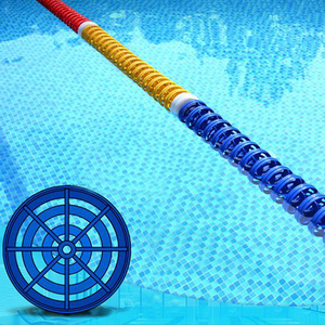 Línea <span class=keywords><strong>de</strong></span> carreras <span class=keywords><strong>de</strong></span> cuerda <span class=keywords><strong>de</strong></span> carril flotante <span class=keywords><strong>de</strong></span> piscina estándar colorida duradera a precio <span class=keywords><strong>de</strong></span> fábrica para competición - Product Image 2