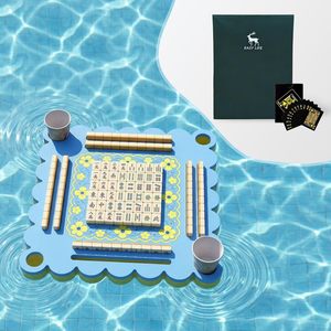Table <span class=keywords><strong>de</strong></span> Mahjong flottante pour piscine, plateau pour <span class=keywords><strong>jeux</strong></span> <span class=keywords><strong>de</strong></span> <span class=keywords><strong>cartes</strong></span>, Mahjong, Poker, Scrabble, Dominos, Fournitures pour fêtes estivales à la plage - Product Image 1