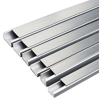 Vente d'usine goulotte de câblage en aluminium conduit de câblage couvercle de câble en aluminium goulotte en alliage d'aluminium carré
