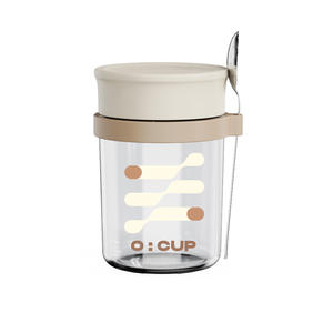Vaso portátil sellado Ocup con tapa y cuchara, varios colores, para viajes, desayuno, ensalada, leche de soja, yogur - Product Image 2