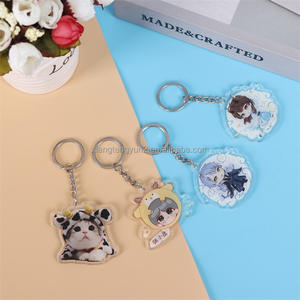 Llavero de Acrílico Personalizado con Forma de Dibujo Animado, Impresión de Texto Personalizado, Anillo Multifuncional para Llaves, Etiqueta de Identificación para Regalos, Antipérdida - Product Image 5