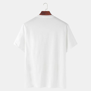 T-shirts pour hommes à col rond 100% coton, haute qualité, logo personnalisé, vêtements de fitness, t-shirt à manches courtes, prix de gros - Product Image 3