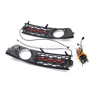 Kit de Rejilla con Luces LED de Circulación Diurna para Audi A4 B6 2001-2005, Parachoques Delantero, Luz Antiniebla, Rejilla Inferior E053 - Product Image 3