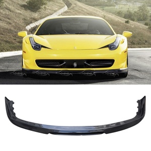 Nuevo Alerón Delantero de Fibra de Carbono Estilo Negro para 458 (2013-2016) - Product Image 1