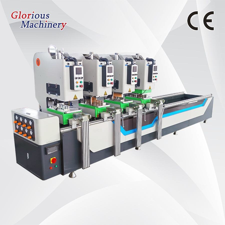 Seamless UPVC Profile Welding Machine Automatic High Efficiency Door ...