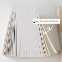 Blocs-notes autocollants super épais vierges, pour lycéens, étudiants et usage bureautique, mémos carrés détachables