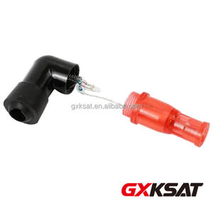 Capuchon <span class=keywords><strong>de</strong></span> bougie d'allumage universel en caoutchouc et plastique haute pression GXKSAT pour moto, véhicule tout-terrain modifié, avec lumière - Product Image 6