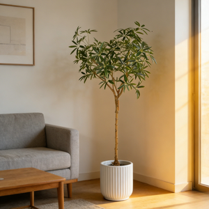 Árbol Artificial <span class=keywords><strong>de</strong></span> Schefflera, Vegetación Realista, Sin Mantenimiento, para Decoración <span class=keywords><strong>de</strong></span> Hogar, Oficina, Hotel, Eventos Festivos, Árbol Artificial <span class=keywords><strong>de</strong></span> Interior - Product Image 3